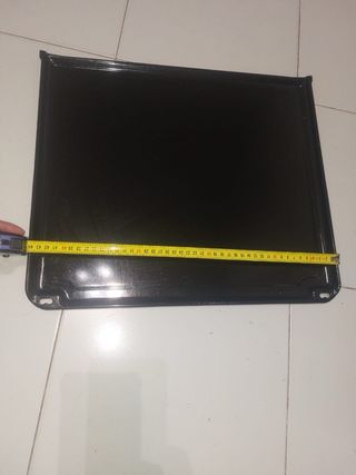 Bandeja base horno negra 44.5x38,5cm
