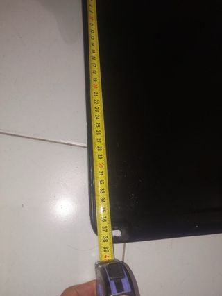 Bandeja base horno negra 44.5x38,5cm