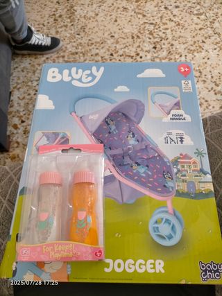 Carrito Bluey+2 biberones