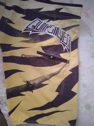 Costume da bagno Quiksilver, giallo-nero