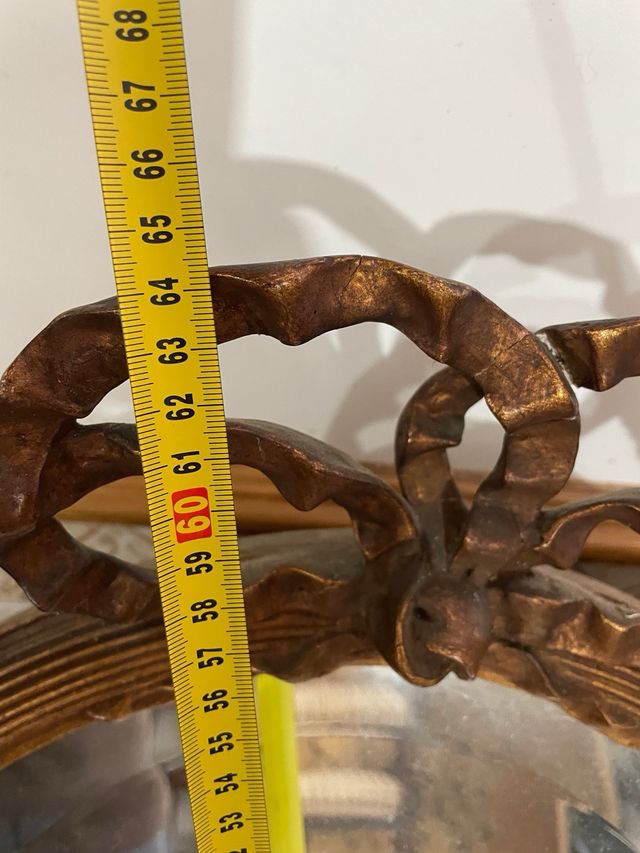 Antiguo espejo cornucopia siglo XIX