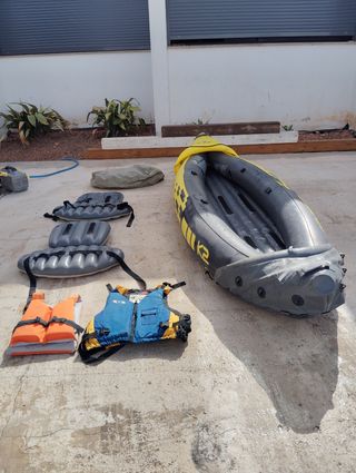 Kayak inflable Explorer K2 +remos