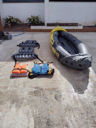 Kayak inflable Explorer K2 +remos