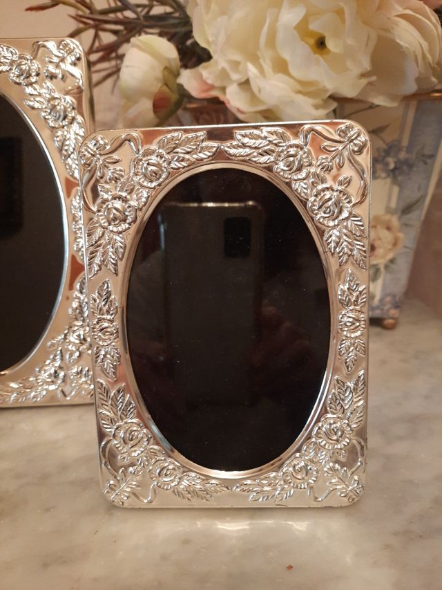 2 Porta retratos alpaca.