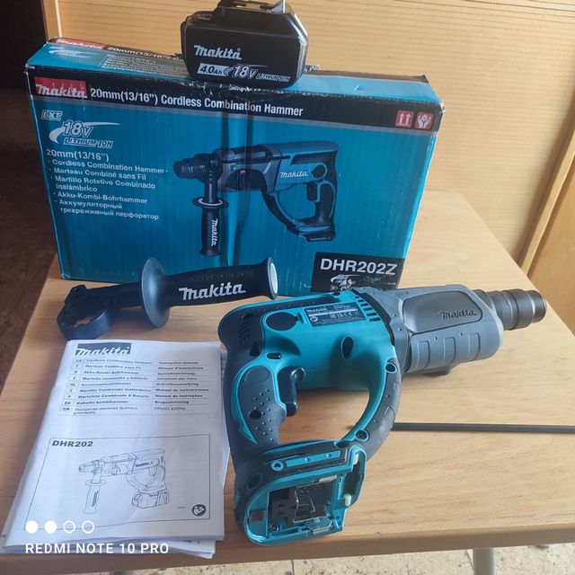 Taladro percutor makita más batería 4ah