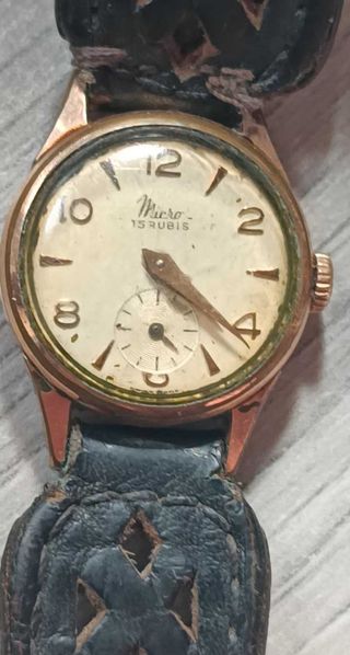 Reloj Micro 15 rubíes mujer