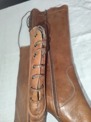 Botas Geox Marrón Piel - Tacón
