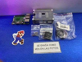PLACA RASPBERRY PI 3B CON CAJA Y VENTILADORES