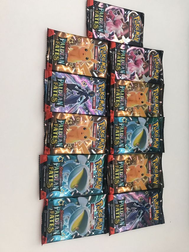 10 sobres Pokemon Paldean Fates