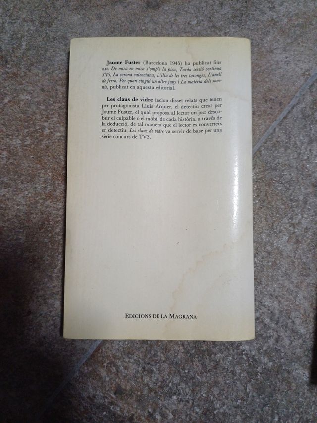 Les claus de vidre (butxaca)