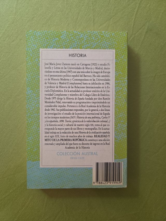 Realidad y mito de la Primera República.