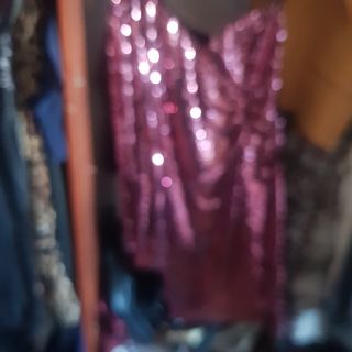 Vestido lentejuelas rosa