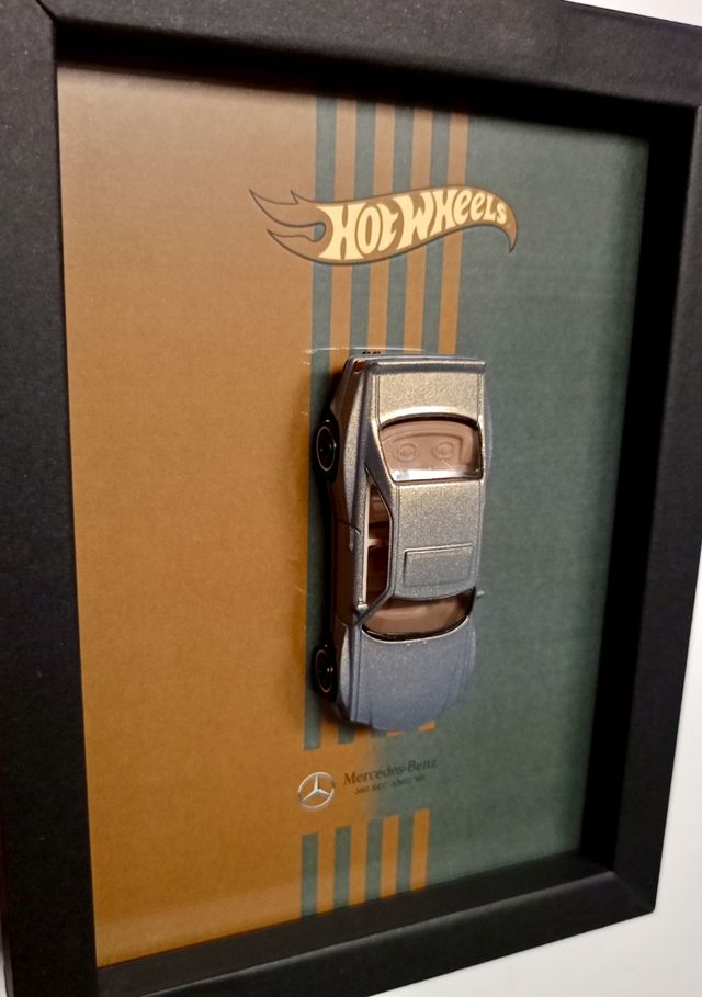 Cuadro Hot Wheels Mercedes-Benz 560 SEC AMG 1989