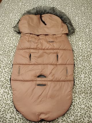 Saco invierno bebé rosa - Cotton Moose