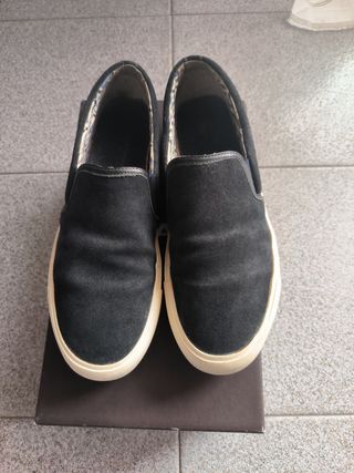 Scarpe Frau Uomo 41 - Scamosciate blu scuro