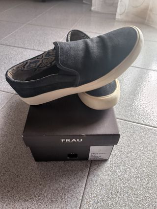 Scarpe Frau Uomo 41 - Scamosciate blu scuro