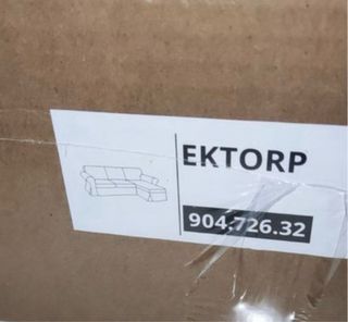 Funda sofá IKEA Ektorp 3 plazas chaise longue beig