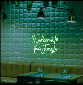 Lampada Neon led -Welcome to the Jungle-
