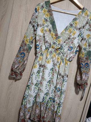 Vestido floral boho verano