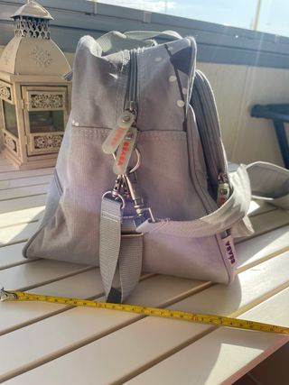 Bolso bebé Beaba gris - viaje