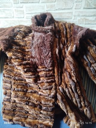 Pelliccia marrone lapin filetto