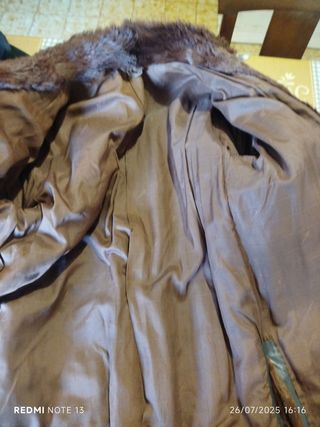 Pelliccia marrone lapin filetto