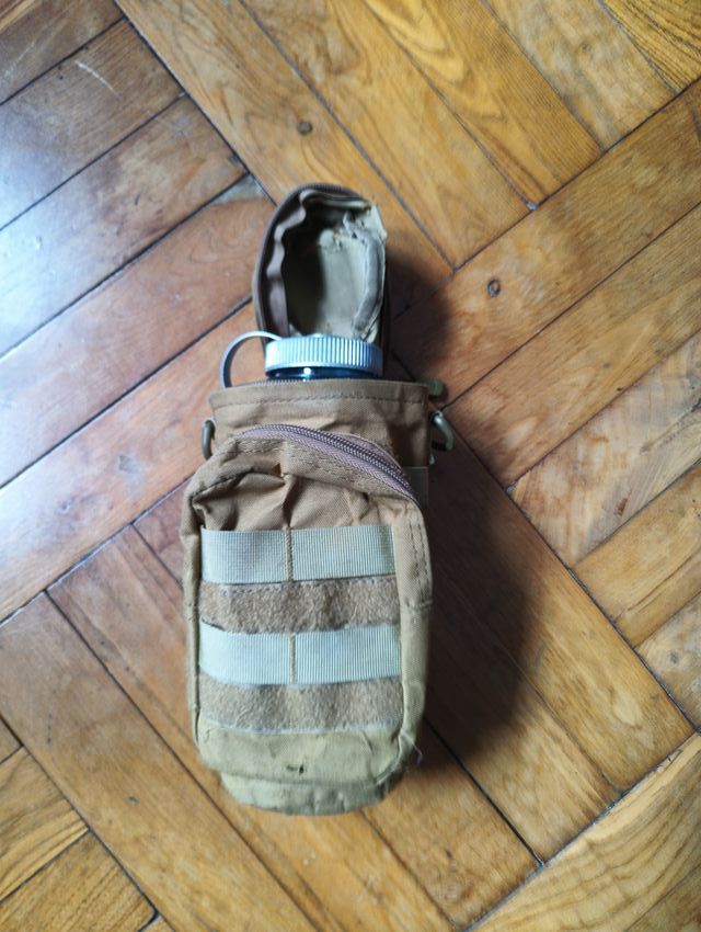 Portacantimplora táctico 1L Coyote