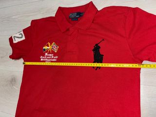 トップス archive polo Ralph lauren polo shirt y2k Vintage 2000 Ralph Lauren Big Horse Polo camiseta - S - Rokit