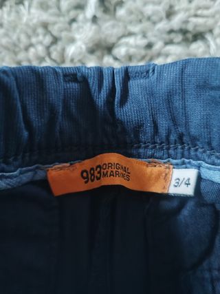 Pantaloni Blu Bambino 3/4 anni - Original Marines 