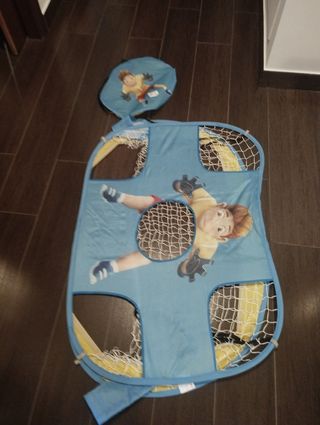 Portería fútbol niño plegable