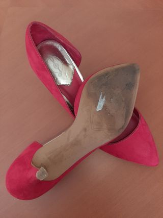 Zapatos rojos tacón alto