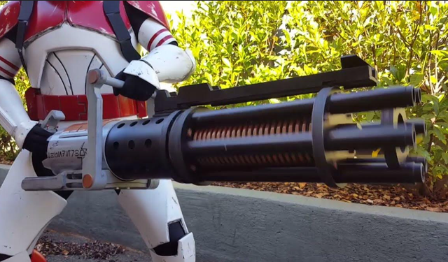 Star wars - Bláster rotatorio Z-6 - Guerras clon