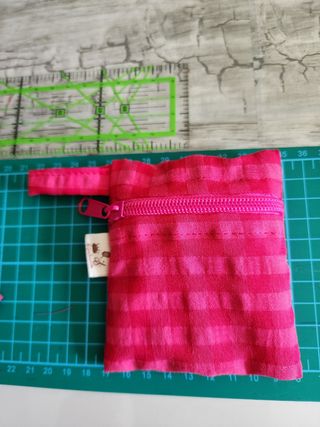 Totebag & monedero hecho a mano | fucsia