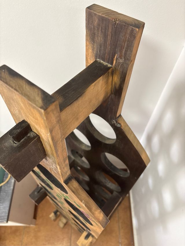 Botellero madera 13 botellas