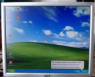 Monitor ACER AL1716 - schermo funzionante