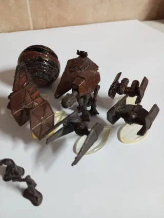 Colección naves bronce de Star Wars Micro Machines