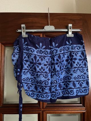 2 Pareos Playa - Azul y Naranja