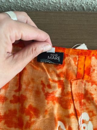 2 Pareos Playa - Azul y Naranja