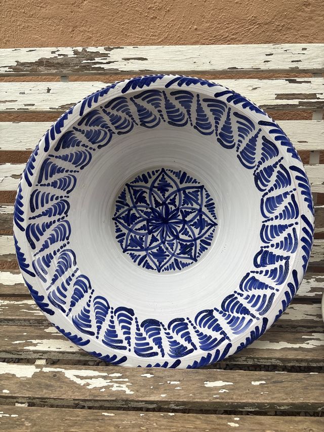 Cuenco Fajalauza azul y blanco