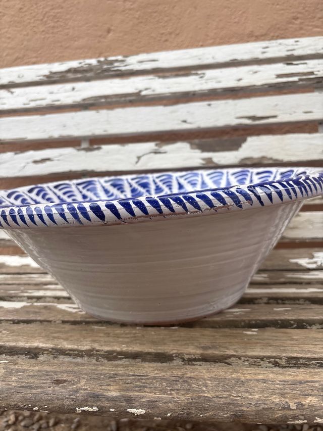 Cuenco Fajalauza azul y blanco