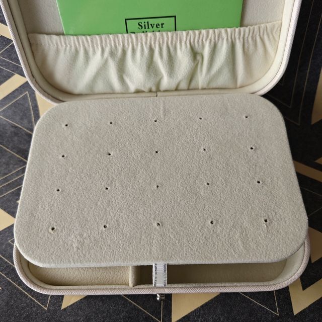 Joyero organizador beige nuevo