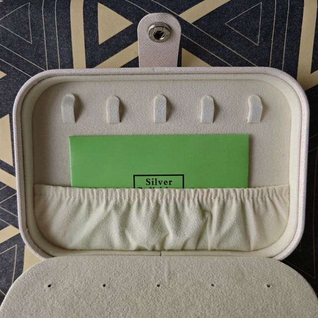 Joyero organizador beige nuevo