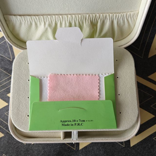 Joyero organizador beige nuevo