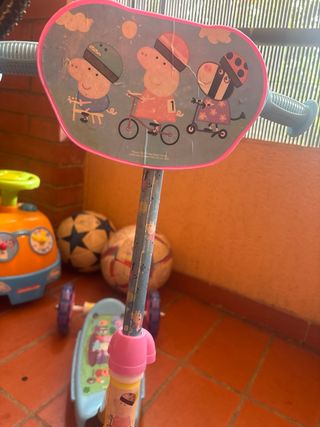 Patinete Peppa Pig infantil