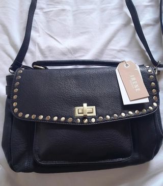 Bolso señora,negro,con etiqueta.