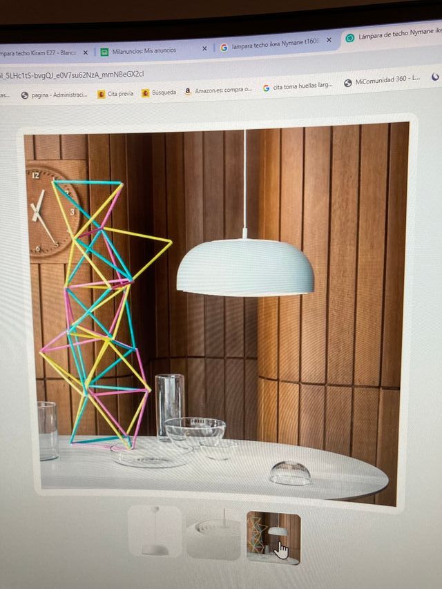 Lámpara techo blanca - NYMANE