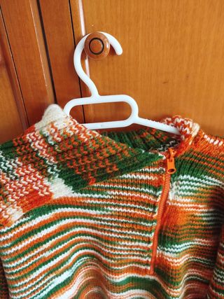 Jersey rayas verde-naranja