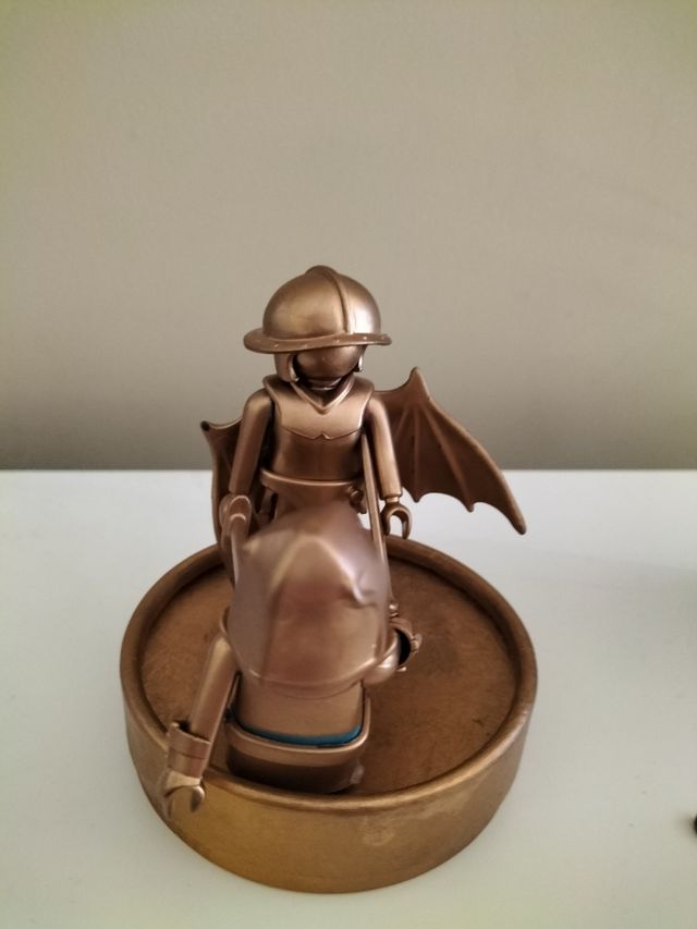 Estatua medieval Playmobil