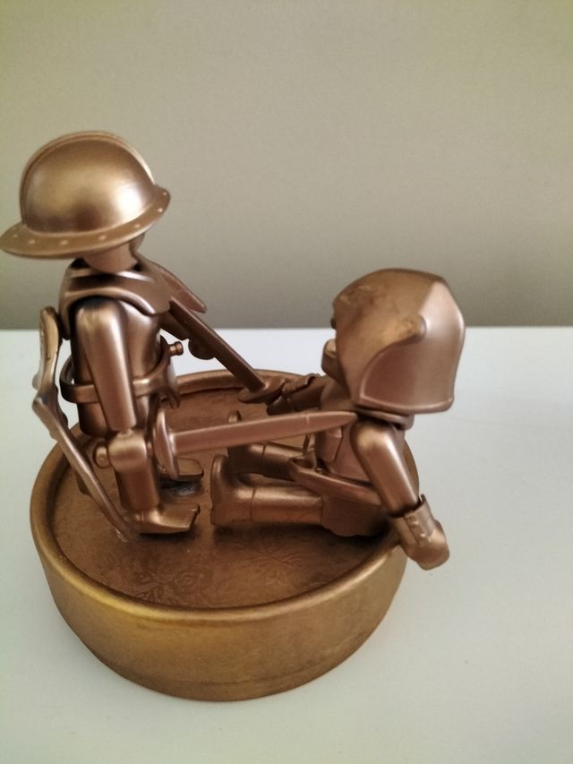 Estatua medieval Playmobil