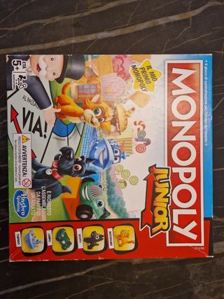 Gioco da tavolo Monopoli Junior Hasbro Gaming 